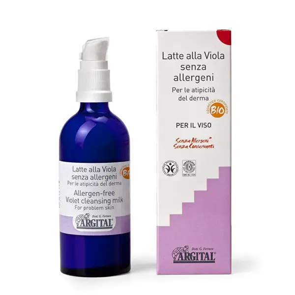 Argital Hypoallergenic cleansing milk with violet 100 ml