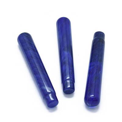 Synthetic Blue Watermelon Stone Glass Beads