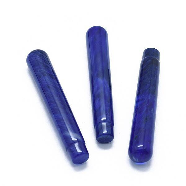Synthetic Blue Watermelon Stone Glass Beads