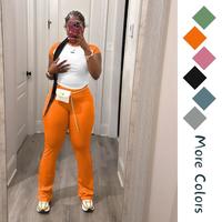 Women Two Piece Casual Outfits Set Cute Raglan Sleeve Set Sweet Casual Sweatsuits Set Short Sleeve Matching Sets Tracksuit Co...