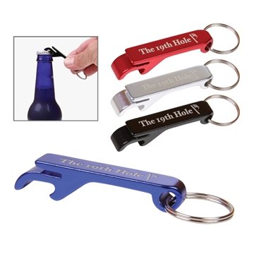100 Custom Aluminum Bottle Opener - Keychain