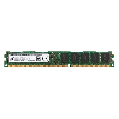 Micron MT18JDF1G72PDZ-1G6E1FE | 8GB DDR3-1600MHz PC3-12800 ECC Registered VLP RDIMM CL11 2Rx8 1.5V 240-Pin Memory Module