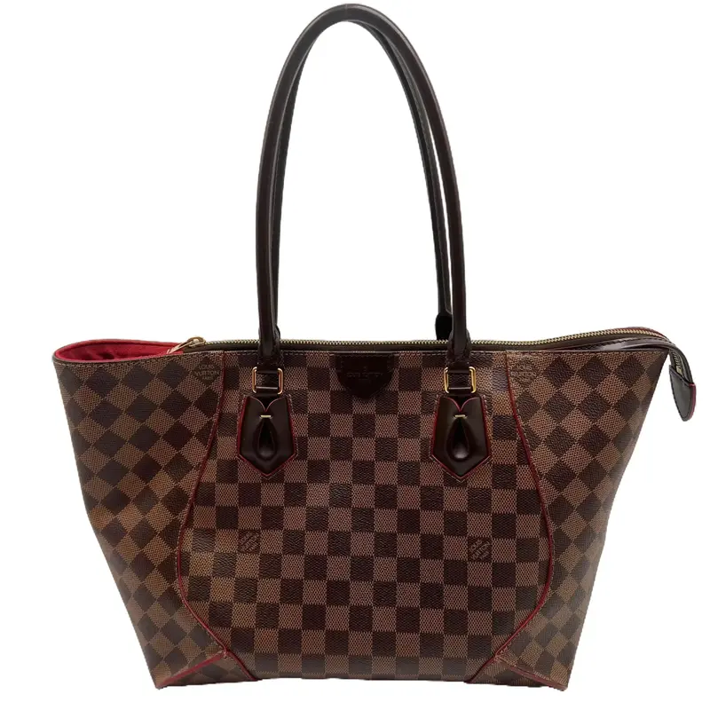 Pre-owned Louis Vuitton Canvas Shoulder Bags Caissa Damier Ebene Shoulder Bag