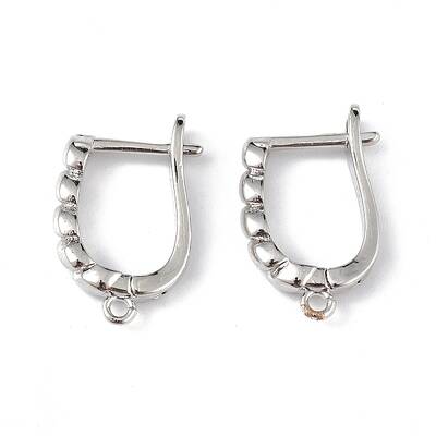 Brass Hoop Earring Findings