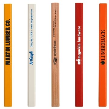 500 Customized Jo-Bee Carpenter Pencil - USA Made