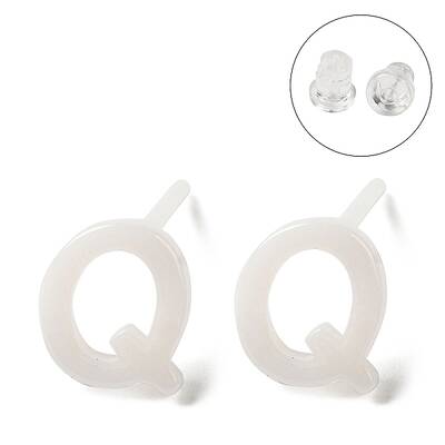 Hypoallergenic Bioceramics Zirconia Ceramic Stud Earrings