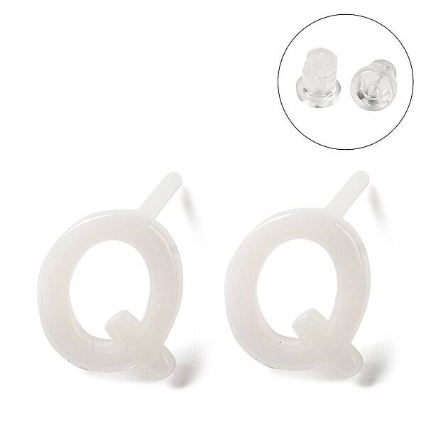 Hypoallergenic Bioceramics Zirconia Ceramic Stud Earrings