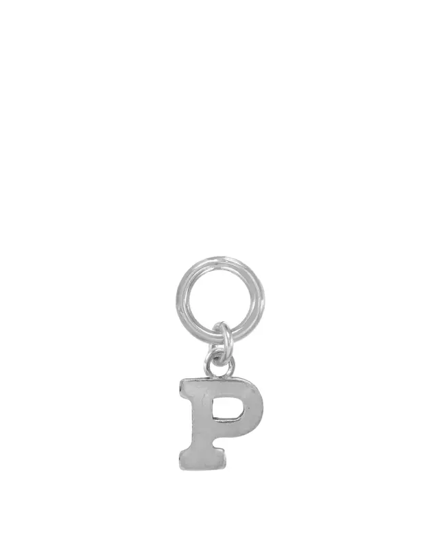 One Love Initial Charms | Metal Color: Silver | Style: P