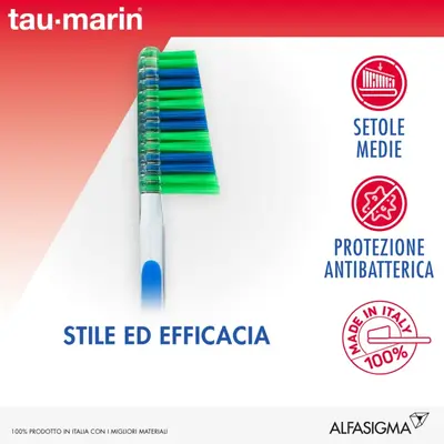 Alfasigma spa Scalare 33 Medium Bristles Tau Marin Assorted Colors