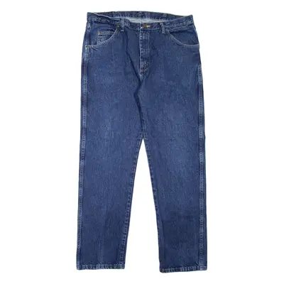 WRANGLER Mens Jeans Blue Regular Straight W38 L32