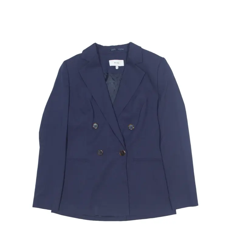 REISS Blazer Jacket Blue Womens UK 8