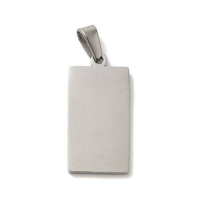 Non-Tarnish 304 Stainless Steel Stamping Blank Tag Pendants