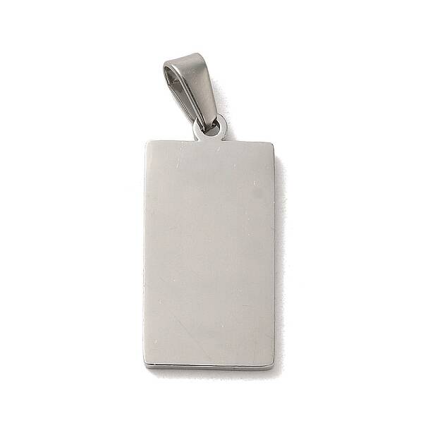Non-Tarnish 304 Stainless Steel Stamping Blank Tag Pendants