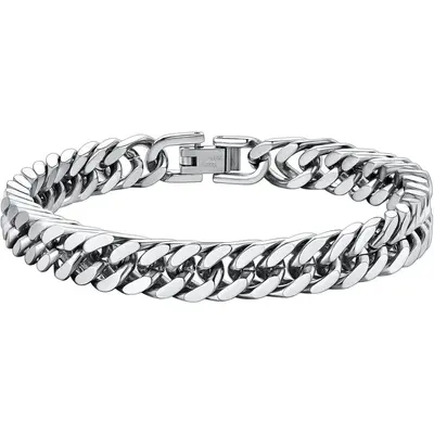 FLORIDECO Stainless Steel Cuban Link Bracelet for Men and Women Elegant Fashion  Luxury Jewelry