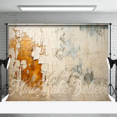 Vintage Siding White Shabby Backdrop For Photograph - Aperturee