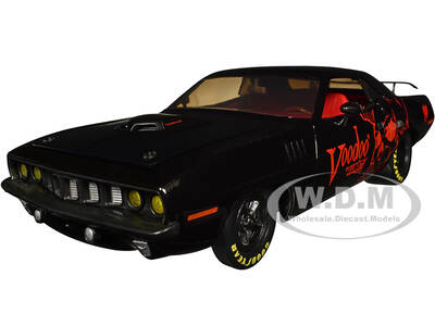1971 Plymouth Hemi Barracuda Black Metallic with Red Interior \
