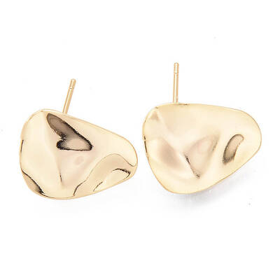 Brass Stud Earrings Findings