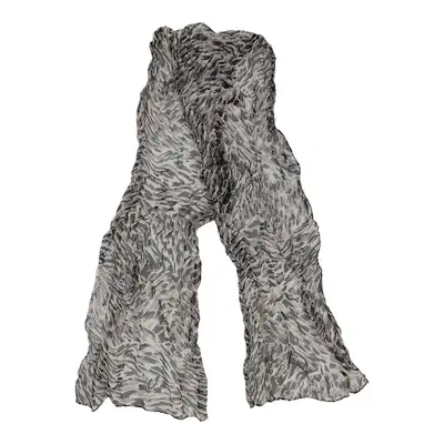 Unbranded Animal Print Scarf - No Size Grey Polyester