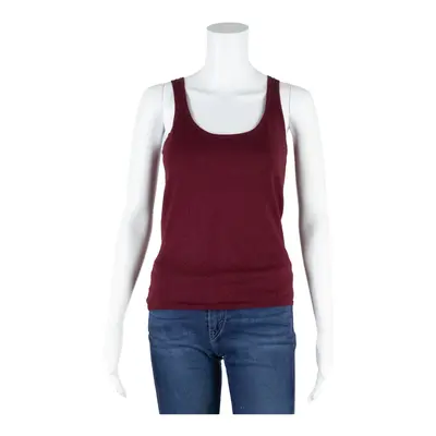 MARELLA Top Maroon Sleeveless Womens M