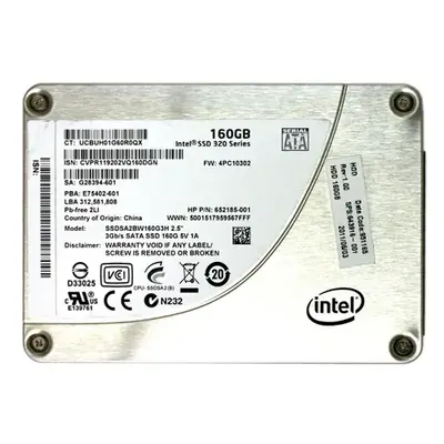 Intel SSDSA2BW160G3H | 320 160GB Multi-Level Cell SATA 3Gb/s 2.5-Inch Solid State Drive