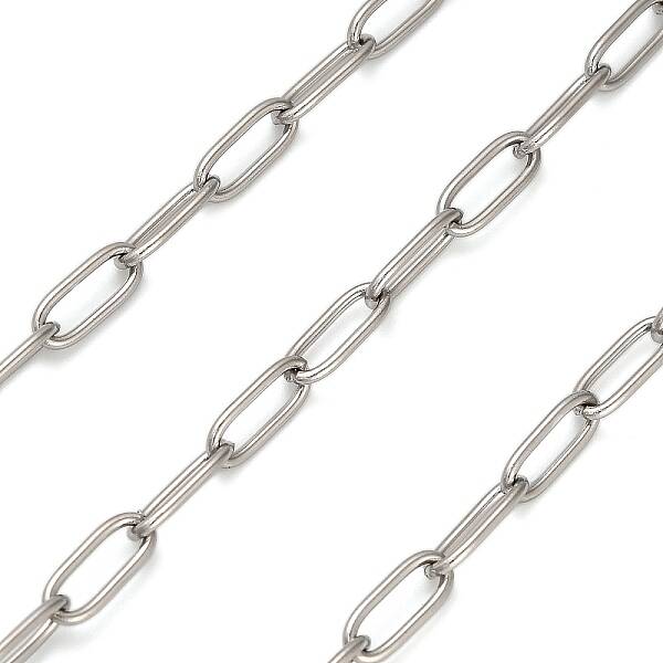 Stainless Steel Oval Paperclip Chains