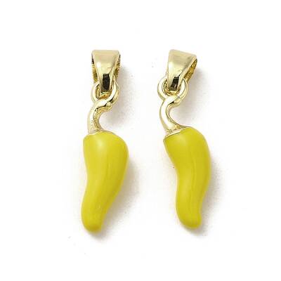 Brass Enamel Pendants