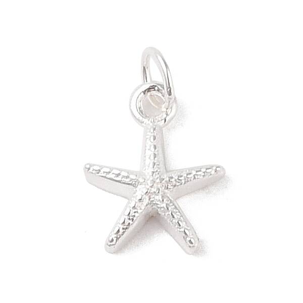 925 Sterling Silver Starfish Charms