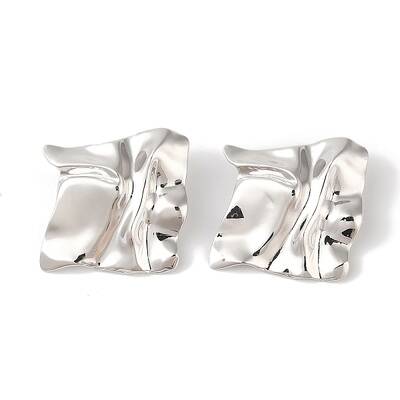 Brass Stud Earrings for Women