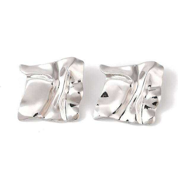 Brass Stud Earrings for Women