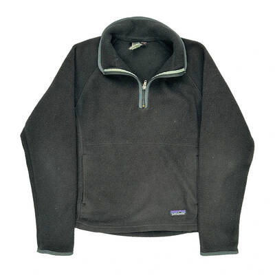 Synchilla Patagonia Fleece - Small Black Polyester | Size: small