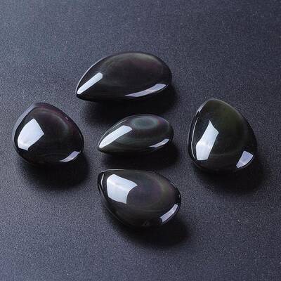 Natural Obsidian Beads