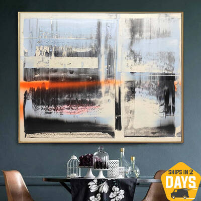 Extra Large Abstract Beige Paintings On Canvas Original Expressionist Art Textured Handmade Painting Creative Oil Painting Wa...