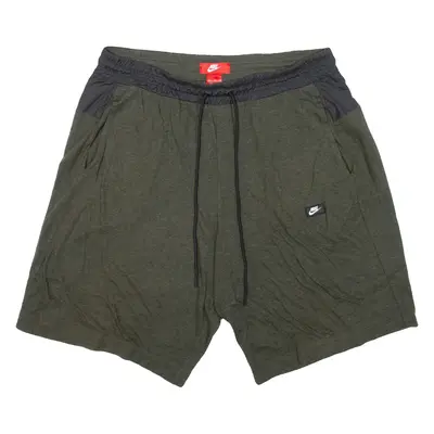 NIKE Mens Casual Shorts Green 2XL W38