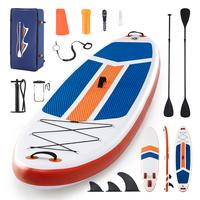 Inflatable Stand Up Paddle Board with Premium SUP Paddleboard Accessories,2-in-1 Paddle,Wide Stable Design,Non-Slip Comfort D...