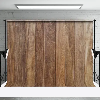 Rustic Rough Brown Plank Backdrop For Photography - Aperturee