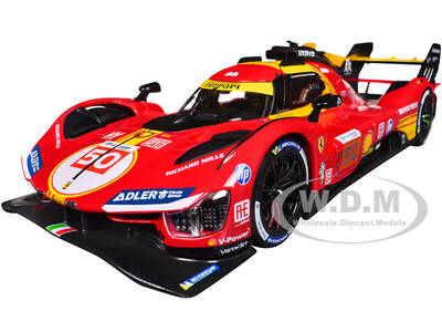 Ferrari 499P #50 Antonio Fuoco - Miguel Molina - Nicklas Nielsen Ferrari AF Corse Winner 24 Hours of Le Mans (2024) Raci...