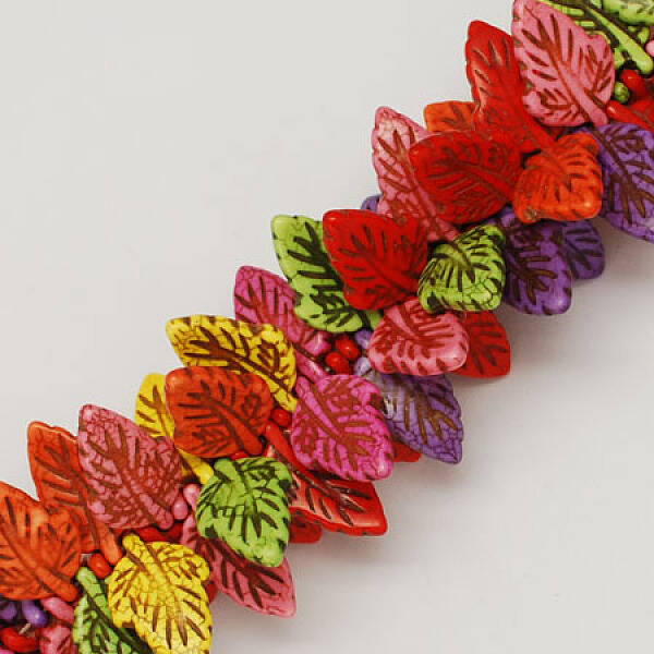 Synthetical Turquoise Beads Strands