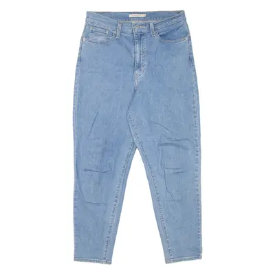 LEVI'S High Waisted Womens Jeans Blue Regular Tapered W29 L27
