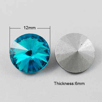 Glass Pointed Back Rhinestone