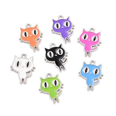 Alloy Enamel Pendants