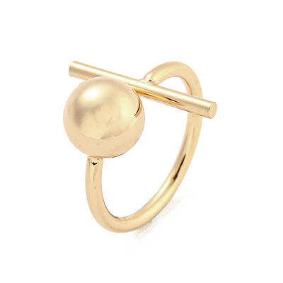 Long-Lasting Plated Brass Cuff Rings