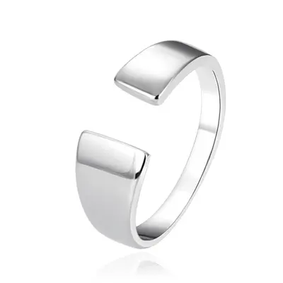 Agato Open ring silver AGT-R04X42 - Circuit: 62 mm