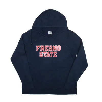 CHAMPION Fresno State USA Hoodie Blue Pullover Mens 2XL