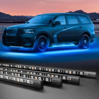 LED Lights for Car, 1 Set RGB Car Underglow Strip Light, Car Accessories, Car Stuff, Car Exterior Under Music Sync Light wi...
