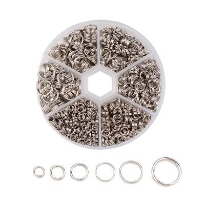 1 Box Iron Split Rings