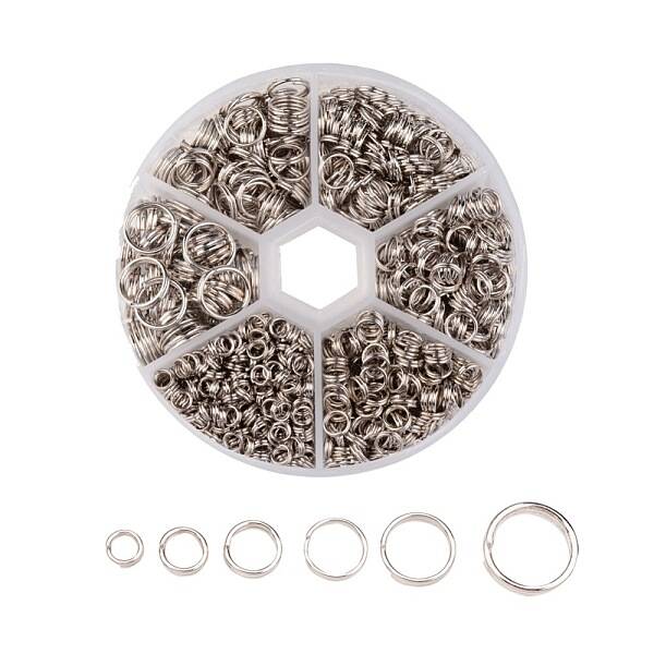 1 Box Iron Split Rings