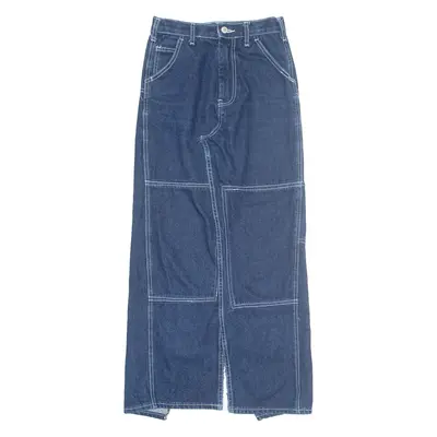 J.GALT Womens Straight Skirt Blue Long Denim S