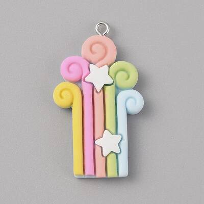 Opaque Resin Pendants