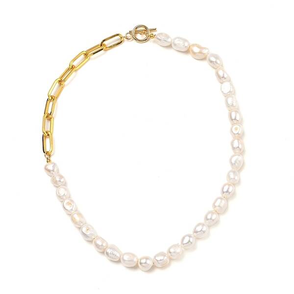 Natural Baroque Pearl Keshi Pearl Beaded Necklaces