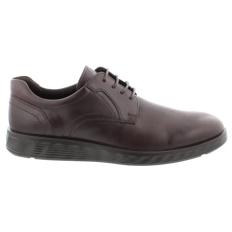 Ecco S Lite Hybrid Leather Men's Lace Up Shoes - Mocha - Size:US 9-9.5 Men
